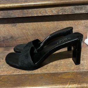 Gucci (Vintage) high heeled Sandal. Size 9.5.  Please see pics for blemishes.
